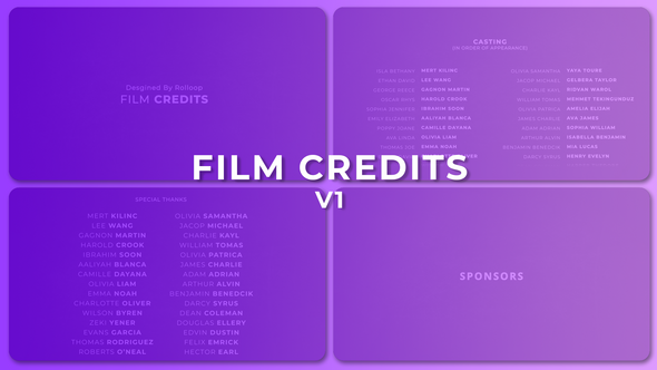 Film Credits V1