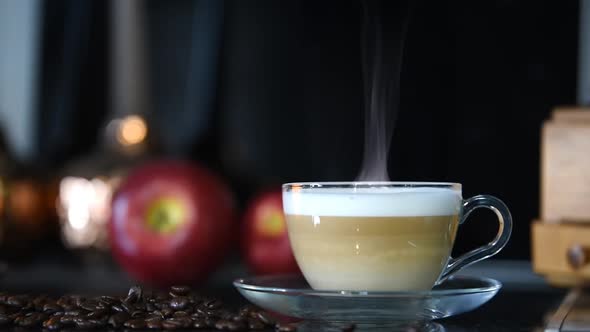 Coffee Cappuccino In A Cup