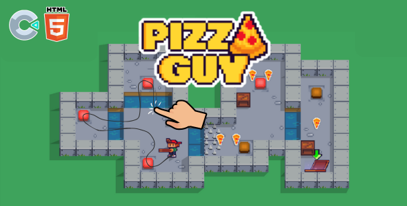 Pizza Guy Puzzle - HTML5 Game