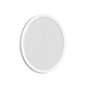 White Oval Embroidered Patch - lying embroidery ellipse badge - 3DOcean Item for Sale