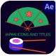 Japan Style Icons And Titles for After Effects - VideoHive Item for Sale