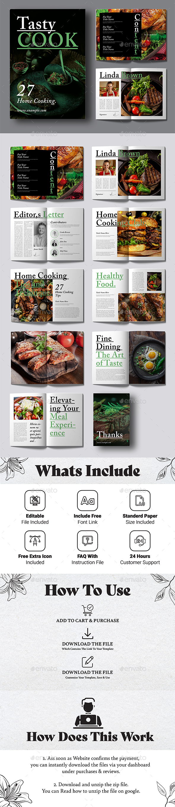 Cook Book Template