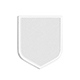White Shield Embroidered Patch - lying embroidery emblem - 3DOcean Item for Sale