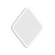 White Rhombus Embroidered Patch - lying embroidery rhomb badge - 3DOcean Item for Sale