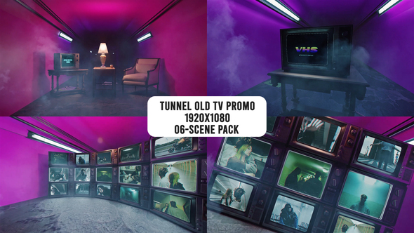 Tunnel Old Tv Promo | MOGRT