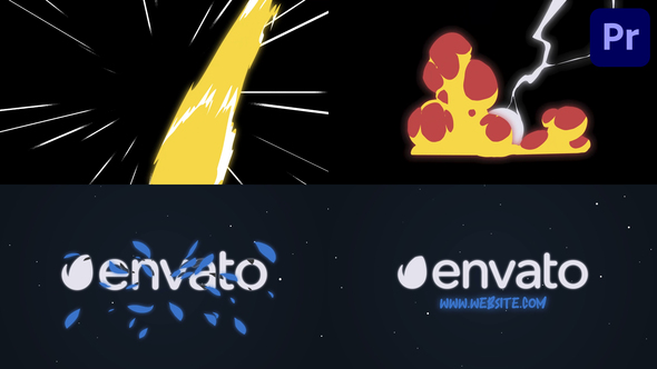 Explosion Logo Opener for Premiere Pro