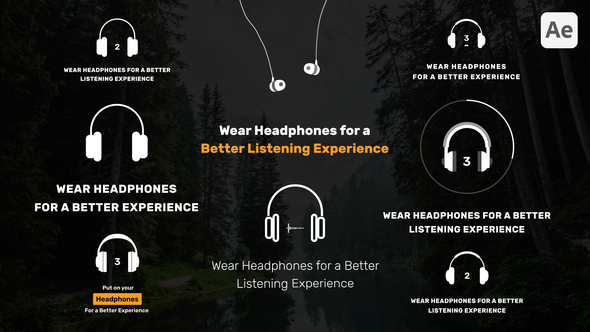 Use Headphones Advisory Animations