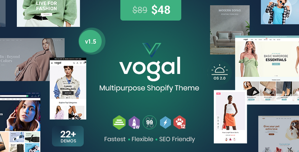 Vogal - Multipurpose Shopify Theme OS 2.0