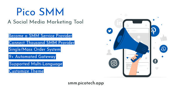 PicoSMM – Social Media Marketing Script Panel