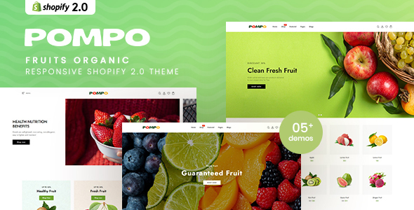 Pompo – Fruits Organic Responsive Shopify 2.0 Theme – 0 Sold!