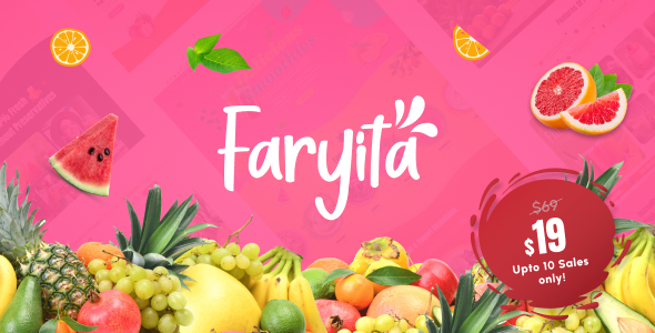 Faryita - Organic Juice & Health DrinksTheme