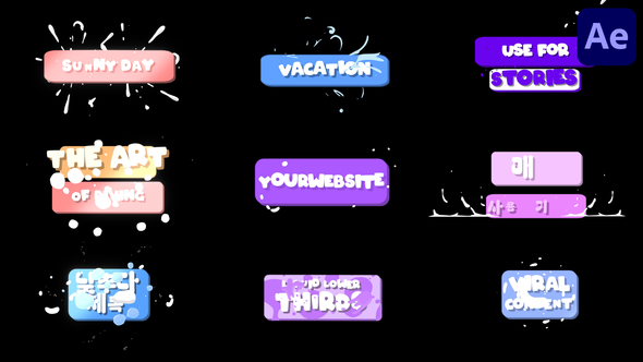 Liquid Motion Lower Thirds for After Effects alt