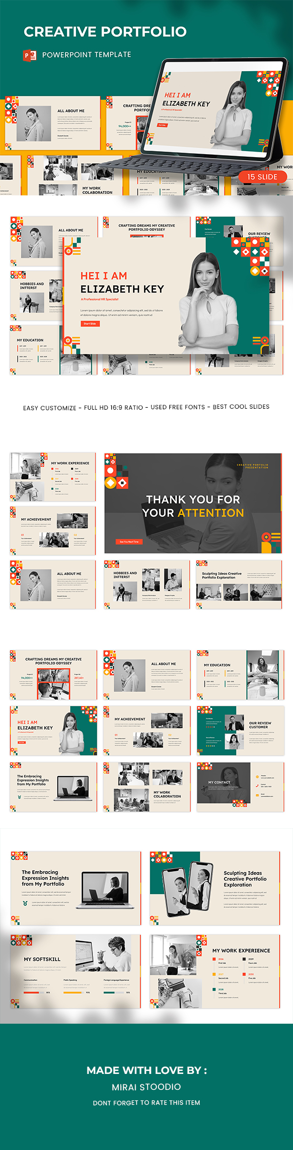 Creative Portfolio Powerpoint