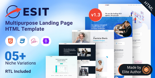 Esit - Multipurpose Landing Page Bootstrap 5 Template