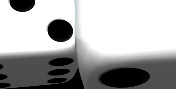 Dice Wipe - Black and White