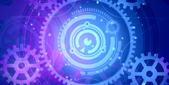 Glowing Techno Gears 04 alt