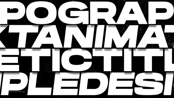 New Kinetic Titles | FCPX alt