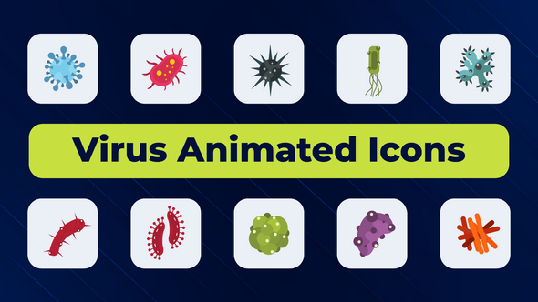 Virus Animated Icons