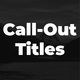 Call-Out Titles | MOGRT - VideoHive Item for Sale