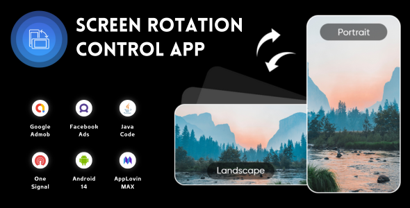 Screen Rotation Control App with AdMob Ads Android