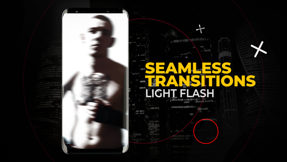 Vertical Light Flash Transitions