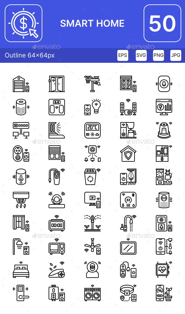 Smart Home Automation Icons