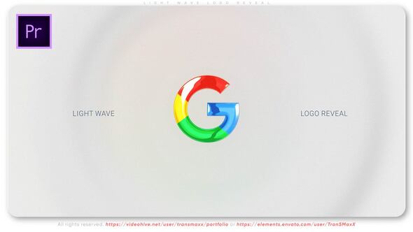 Light Wave Logo Reveal