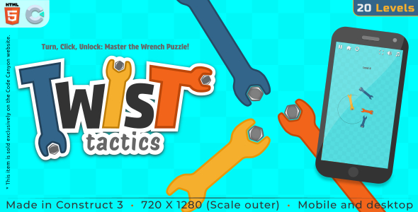 Twist Tactics - HTML5 Casual game