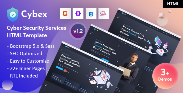 Cybex - Cyber Security Services Bootstrap 5 Template
