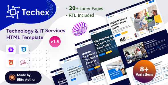 Techex - Technology & IT Services Bootstrap 5 Template