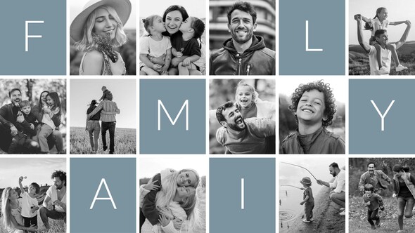 Family Photo Collage Video Template