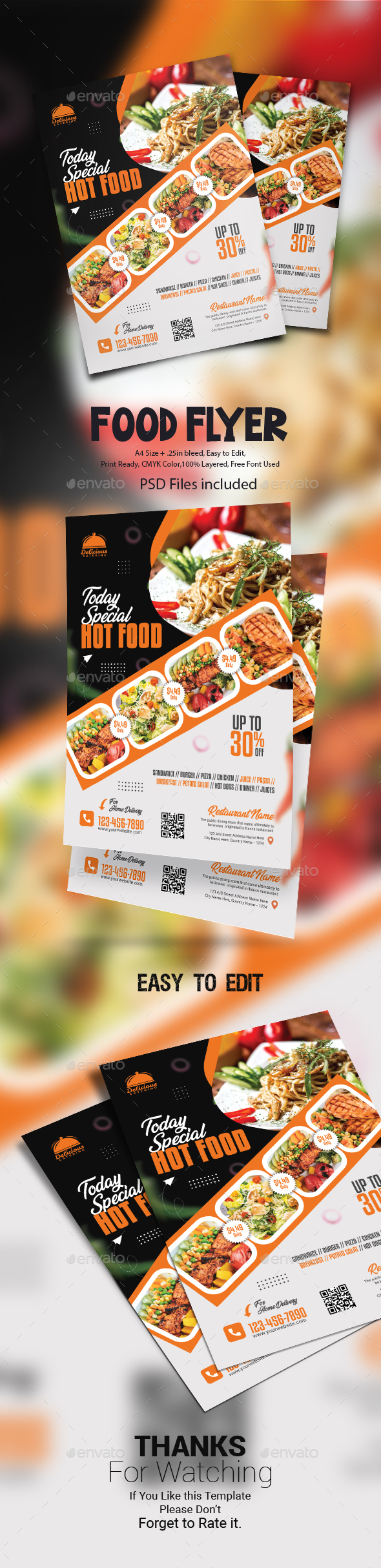 Restaurant Food Flyer