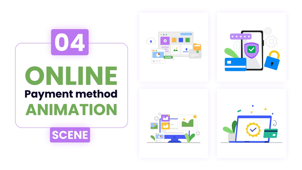 Online Payment Scene Animation