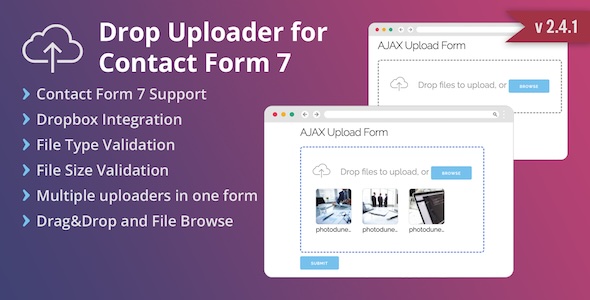 Drop Uploader for CF7 – Drag&Drop File Uploader Addon