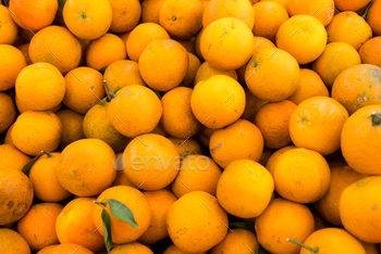 Citrus sell in the fruit store in the market