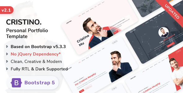 Cristino - Personal Template (Bootstrap 5)