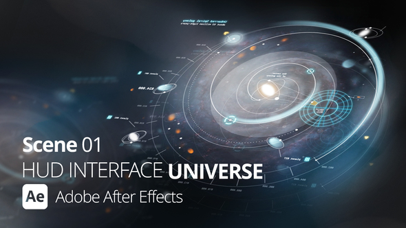 HUD Interface Universe Scene 01 Ae alt