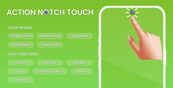 Action Notch Touch The Notch with AdMob Ads Android
