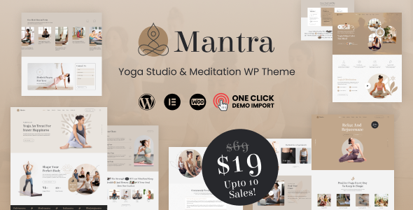 Mantra - Yoga & Meditation WordPress Theme