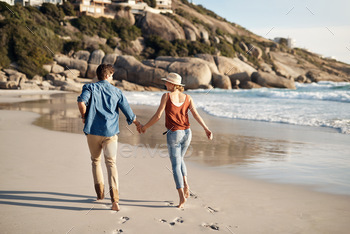 Happiness is a walk on the beach