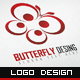 Butterfly Logo Design - GraphicRiver Item for Sale