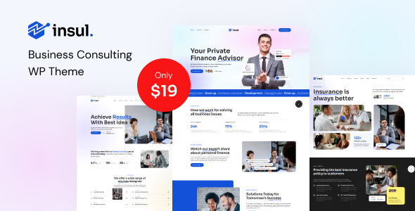 Insul – Business Consulting Company WordPress Theme – 0 Sold!