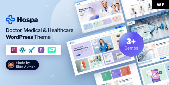 Hospa – Medical Clinic & Hospital WordPress Theme – 0 Sold!