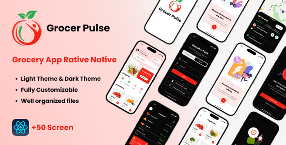 Grocer Pulse Mobile App React Native Template