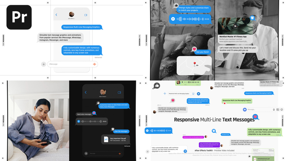 Responsive Multi-Line Text Messages | MOGRT