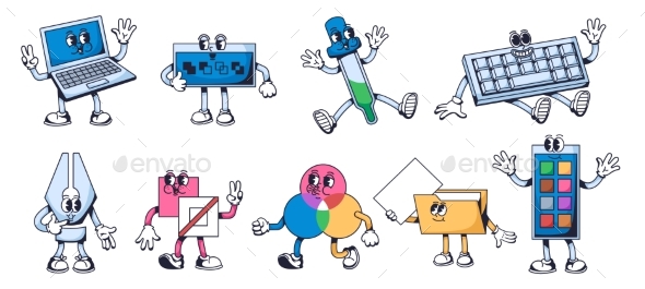 Graphic Design Mascots
