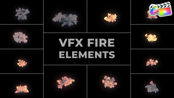 VFX Fire Elements for FCPX