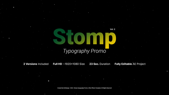 Stomp Typography Promo