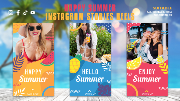 Happy Summer Instagram Stories Reels