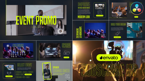 Event Promo Slides | DaVinci Resolve